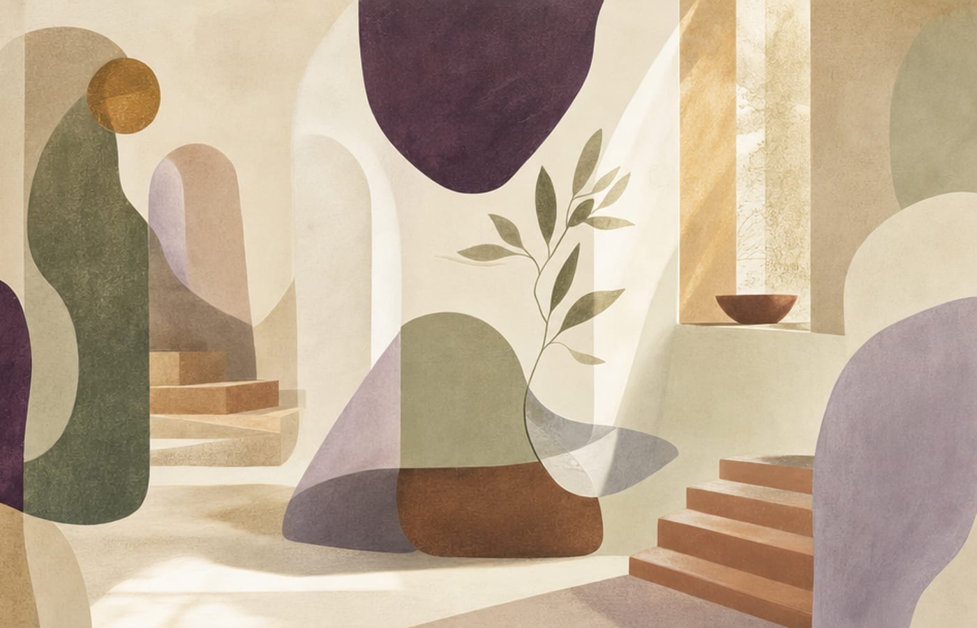 Illustration zur Themenwelt Wohnen im Alter